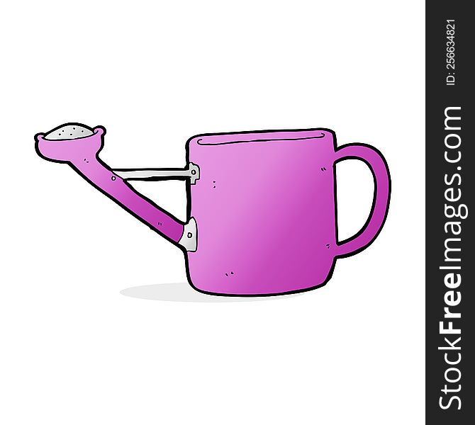 Watering Can Cartoon