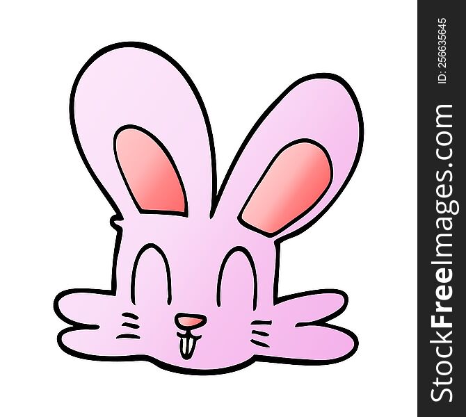 Cartoon Doodle Cute Bunny