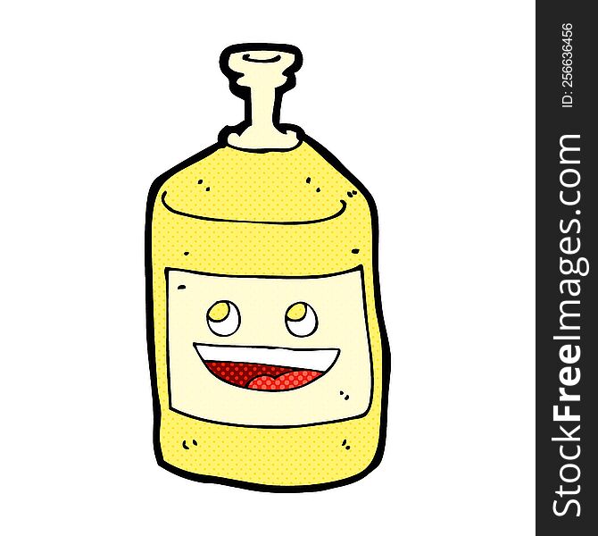 Cartoon Juice Bottle