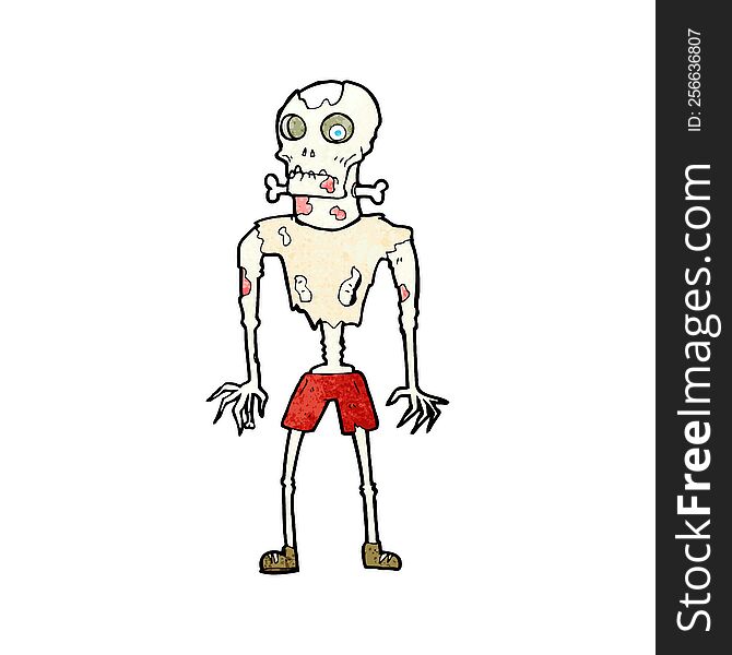 cartoon zombie