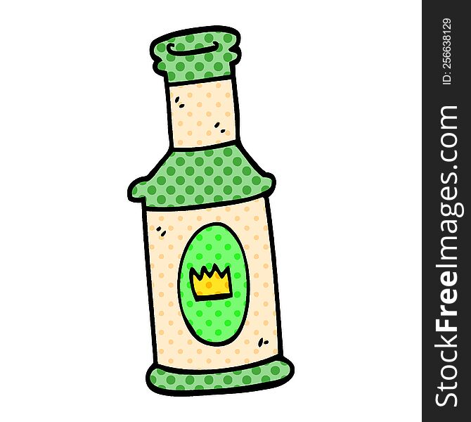 Cartoon Doodle Alcoholic Drink