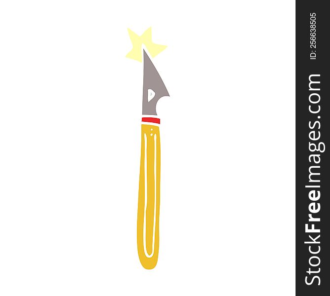 cartoon doodle craft knife