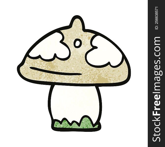 Cartoon Doodle Mushroom