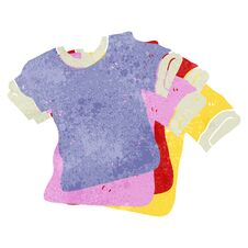 Free Retro Cartoon T Shirts Royalty Free Stock Photo - 256641655