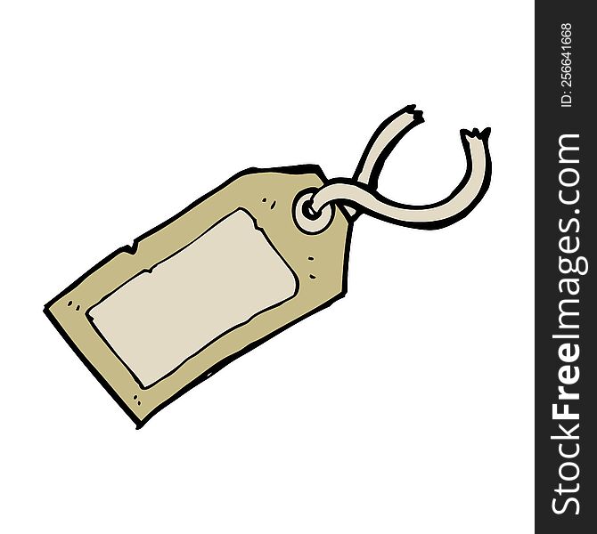 Cartoon Luggage Tag