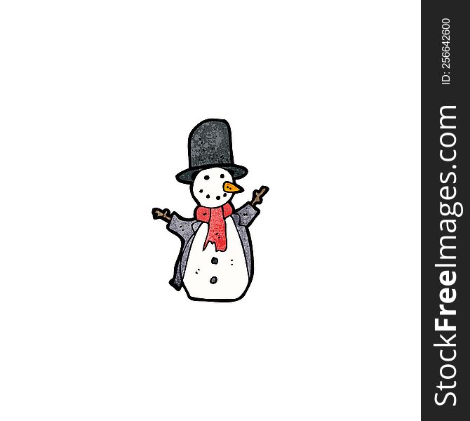 traditional snowman