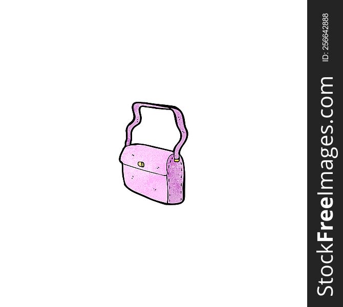cartoon pink handbag