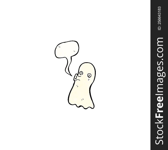 Spooky Ghost Cartoon