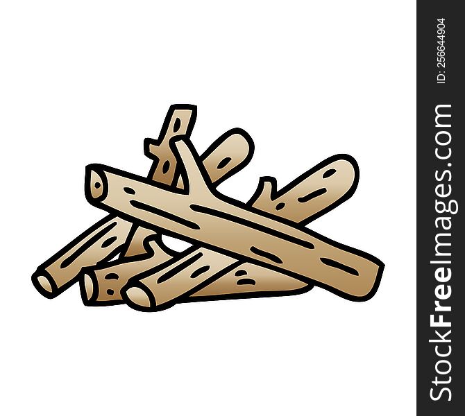gradient shaded quirky cartoon logs. gradient shaded quirky cartoon logs
