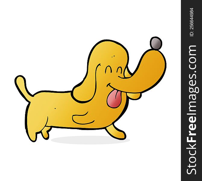 Cartoon Happy Dog