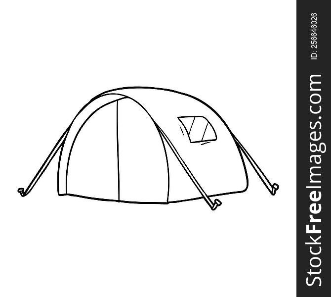 cartoon tent. cartoon tent