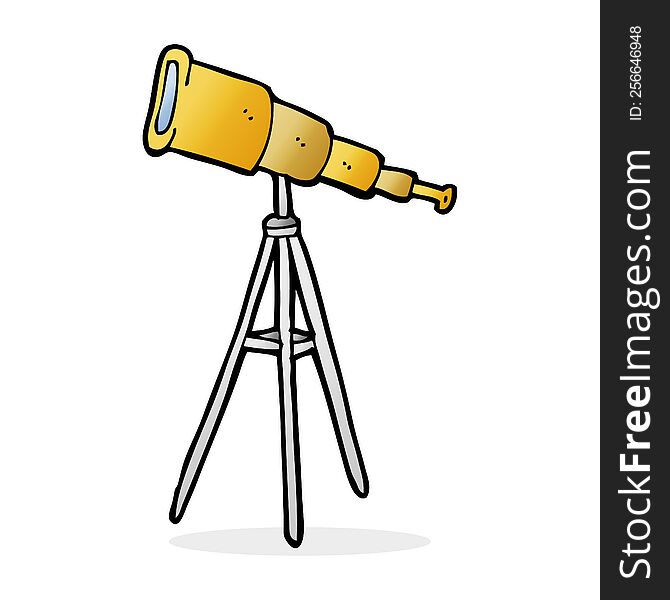 cartoon telescope