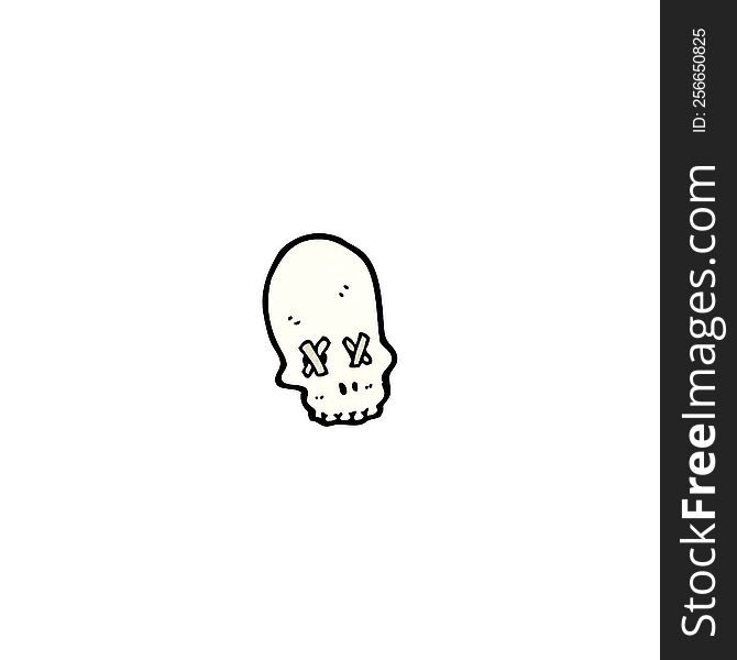 spooky skull symbol