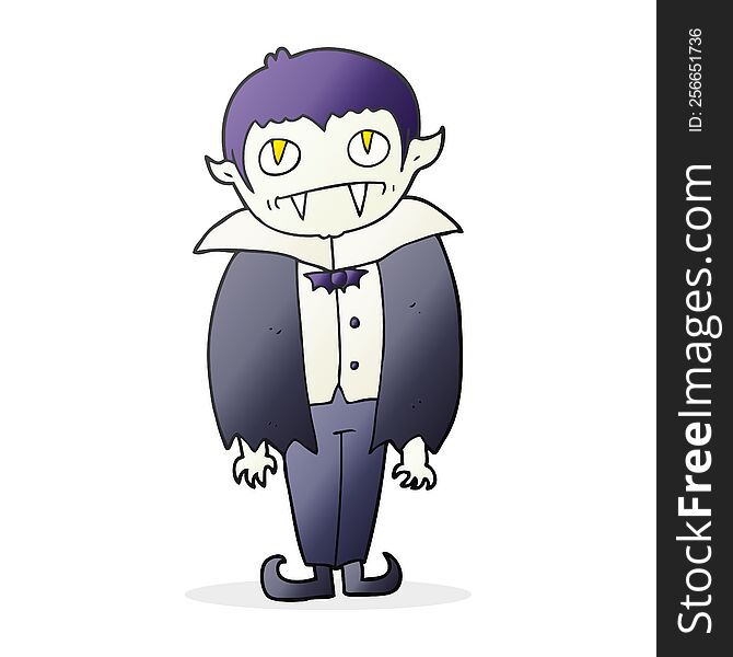 Cartoon Vampire Boy