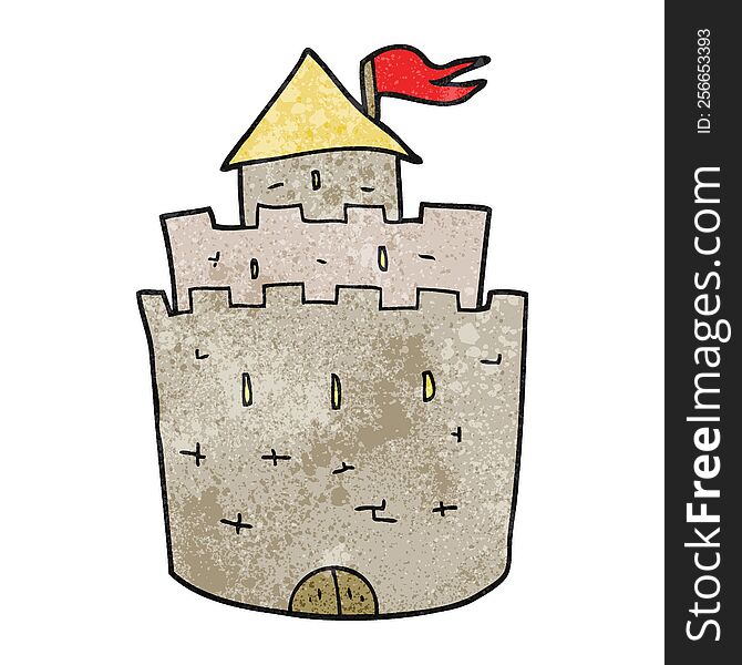Textured Cartoon Castle