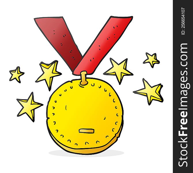 Cartoon Sports Medal