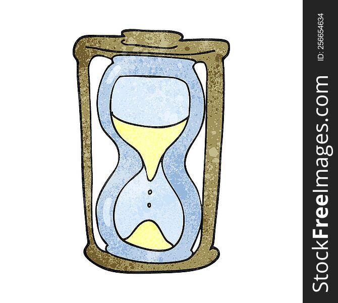 Textured Cartoon Hourglass