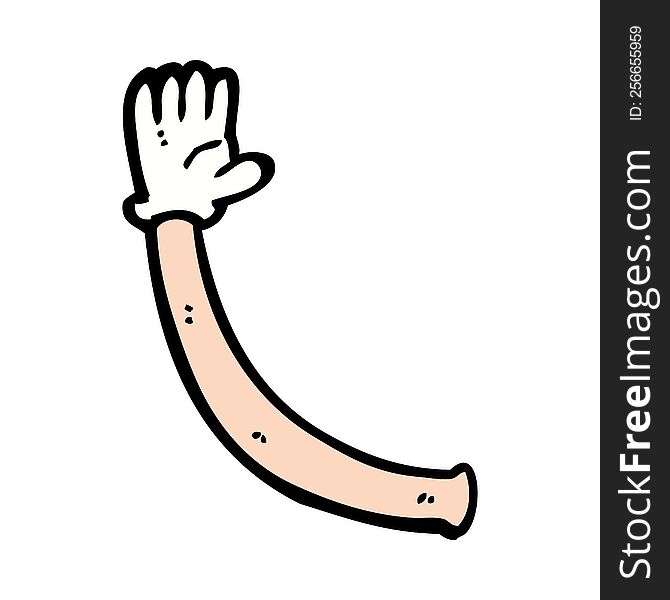 cartoon arm