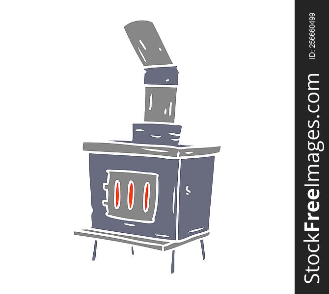 hand drawn cartoon doodle of a house furnace