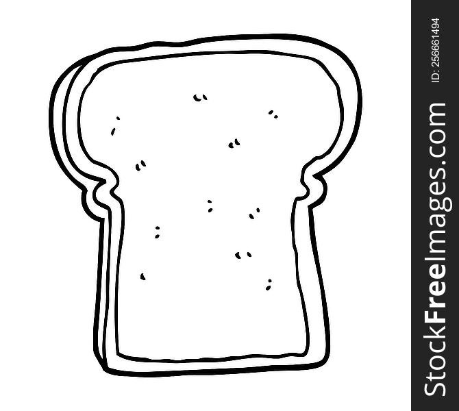 Cartoon Slice Of Bread