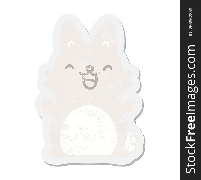 rabbit grunge sticker