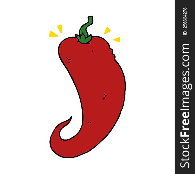 Cartoon Chili Pepper