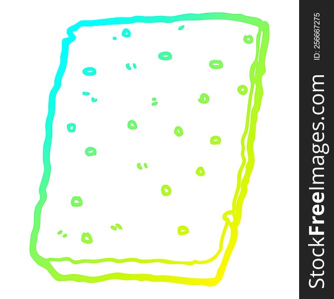 cold gradient line drawing cartoon flapjack