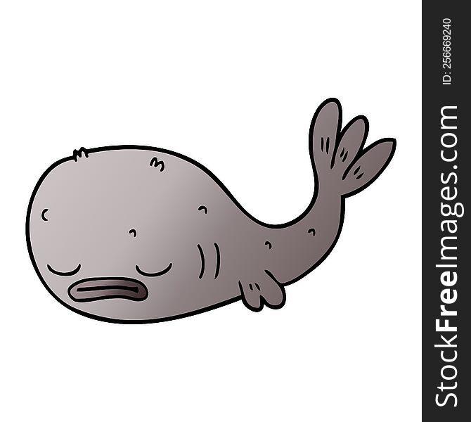 cartoon doodle of a fish