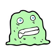 Cartoon Slime Creature Royalty Free Stock Image