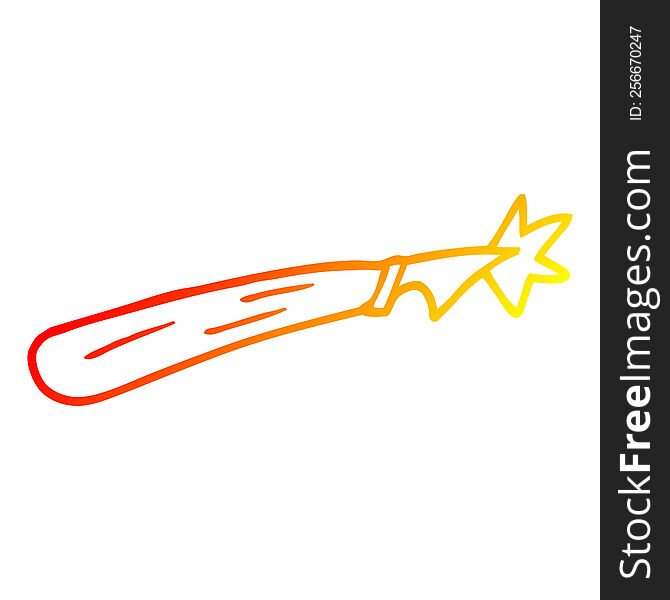 warm gradient line drawing of a cartoon craft knife