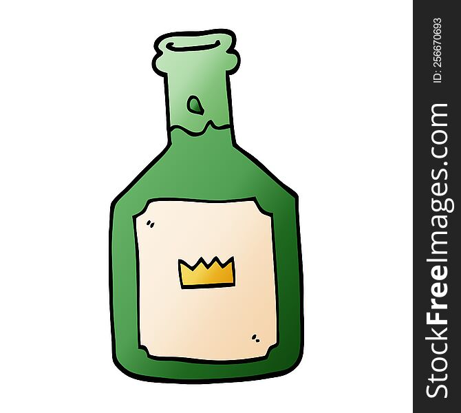 cartoon doodle alcoholic drink