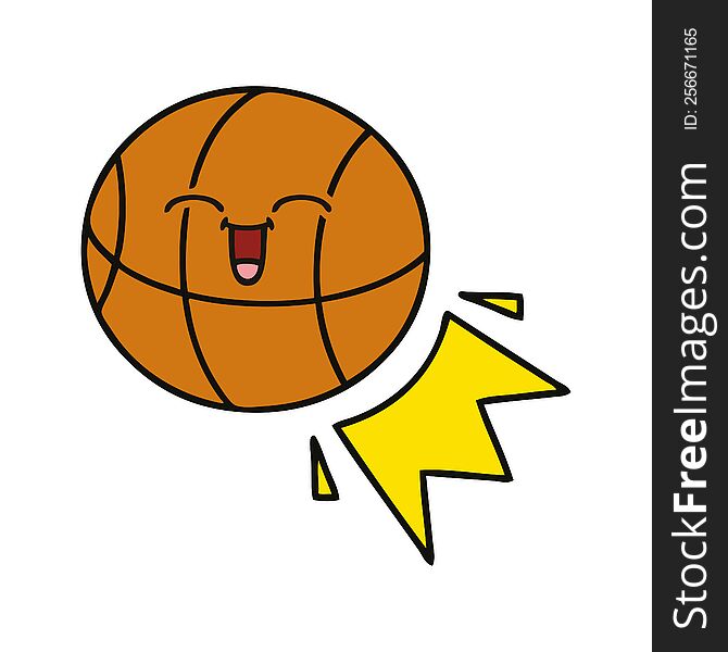 Cute Cartoon Basketball