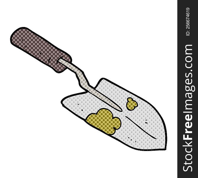 Cartoon Trowel