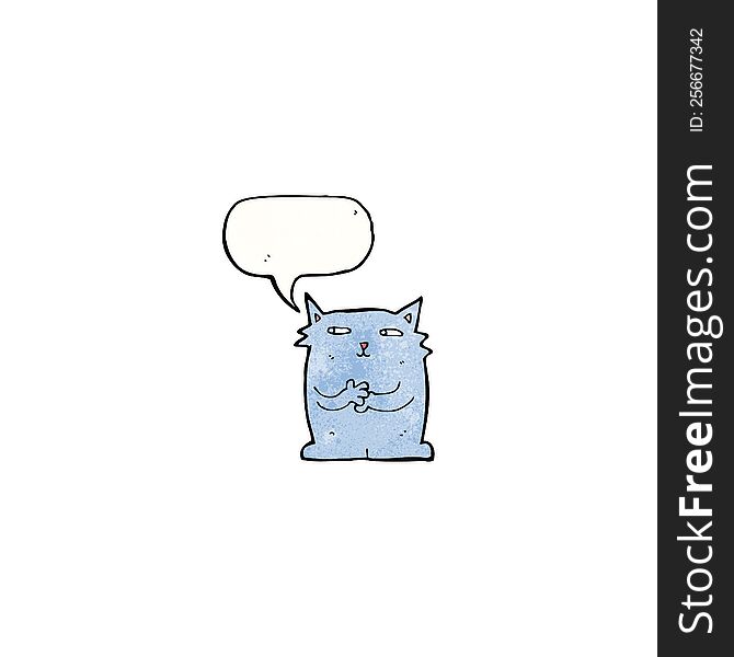 Smug Cat Cartoon