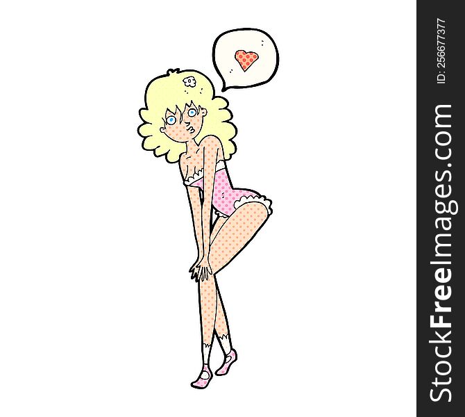 cartoon pin up girl posing. cartoon pin up girl posing