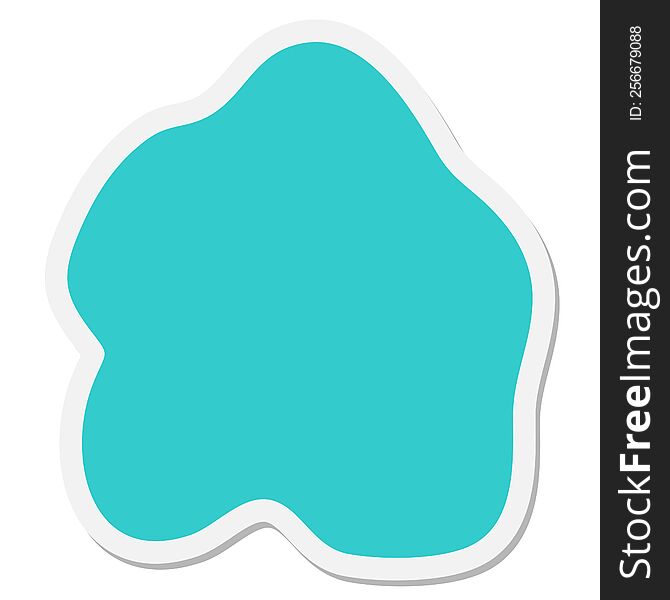 expressive shape blob sticker