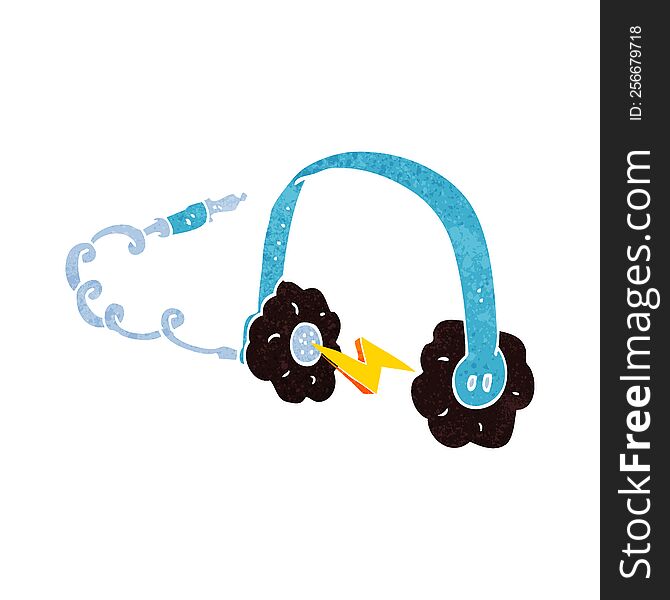 cartoon headphones