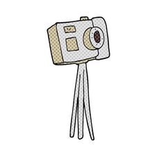 Cartoon Camera On Tripod Royalty Free Stock Photos Cartoon Camera On Tripod Royalty Free Stock Photos