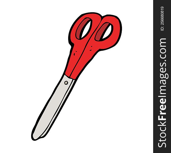 cartoon scissors