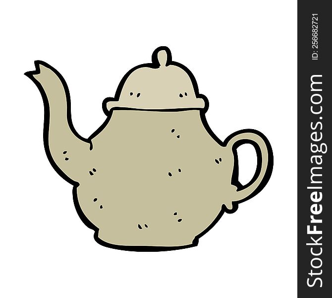 Cartoon Teapot