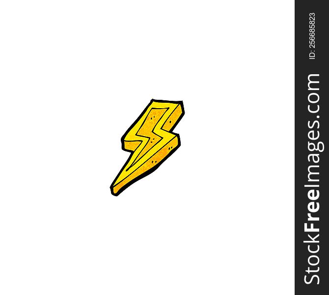 cartoon lightning bolt