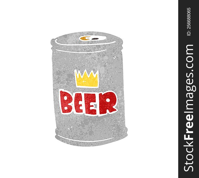 cartoon beer can