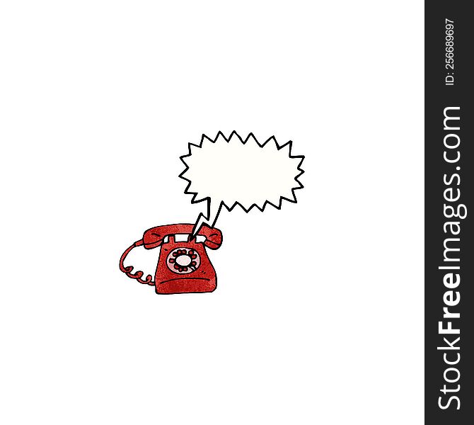 ringing telephone cartoon