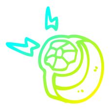 Cold Gradient Line Drawing Cartoon Magical Power Ring Stock Photos Cold Gradient Line Drawing Cartoon Magical Power Ring Stock Photos