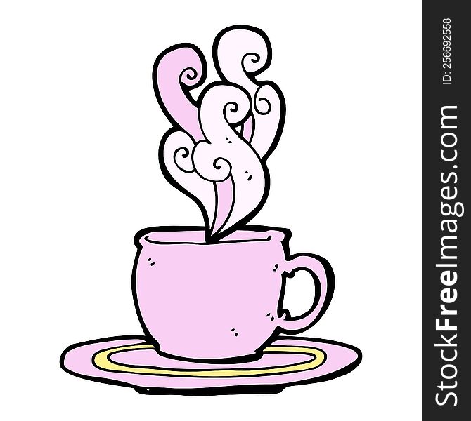 cartoon tea cup