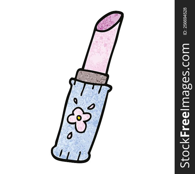 cartoon doodle lipstick