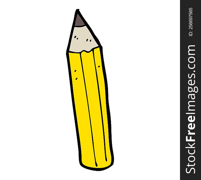 cartoon pencil