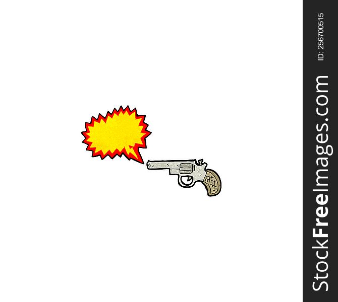 shooting gun cartoon