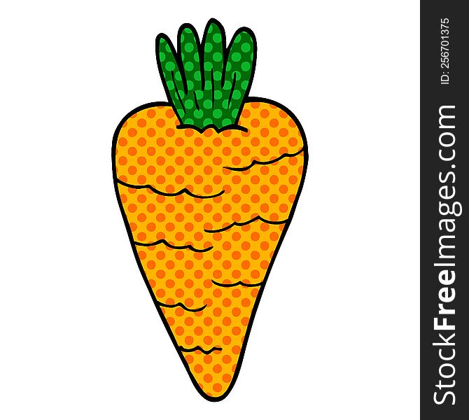 cartoon doodle carrot