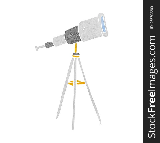 cartoon telescope